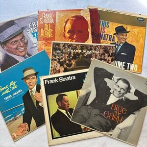 Frank Sinatra Vinyl Record Lot 7 LP Come Fly With Me Thats Life Nice n Easy Jazz